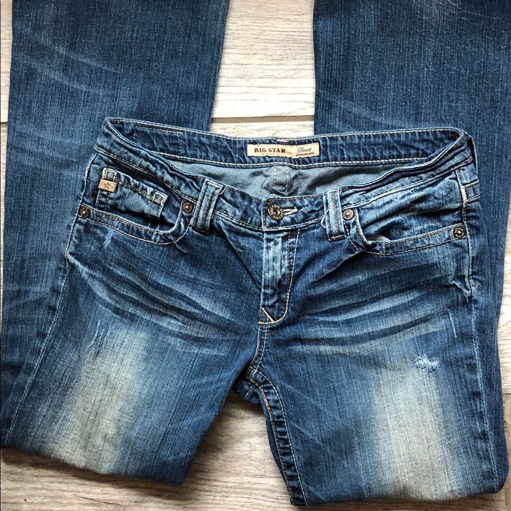 LIKE NEW: Big Star Sweet Ultra Low Rise Boot Cut
